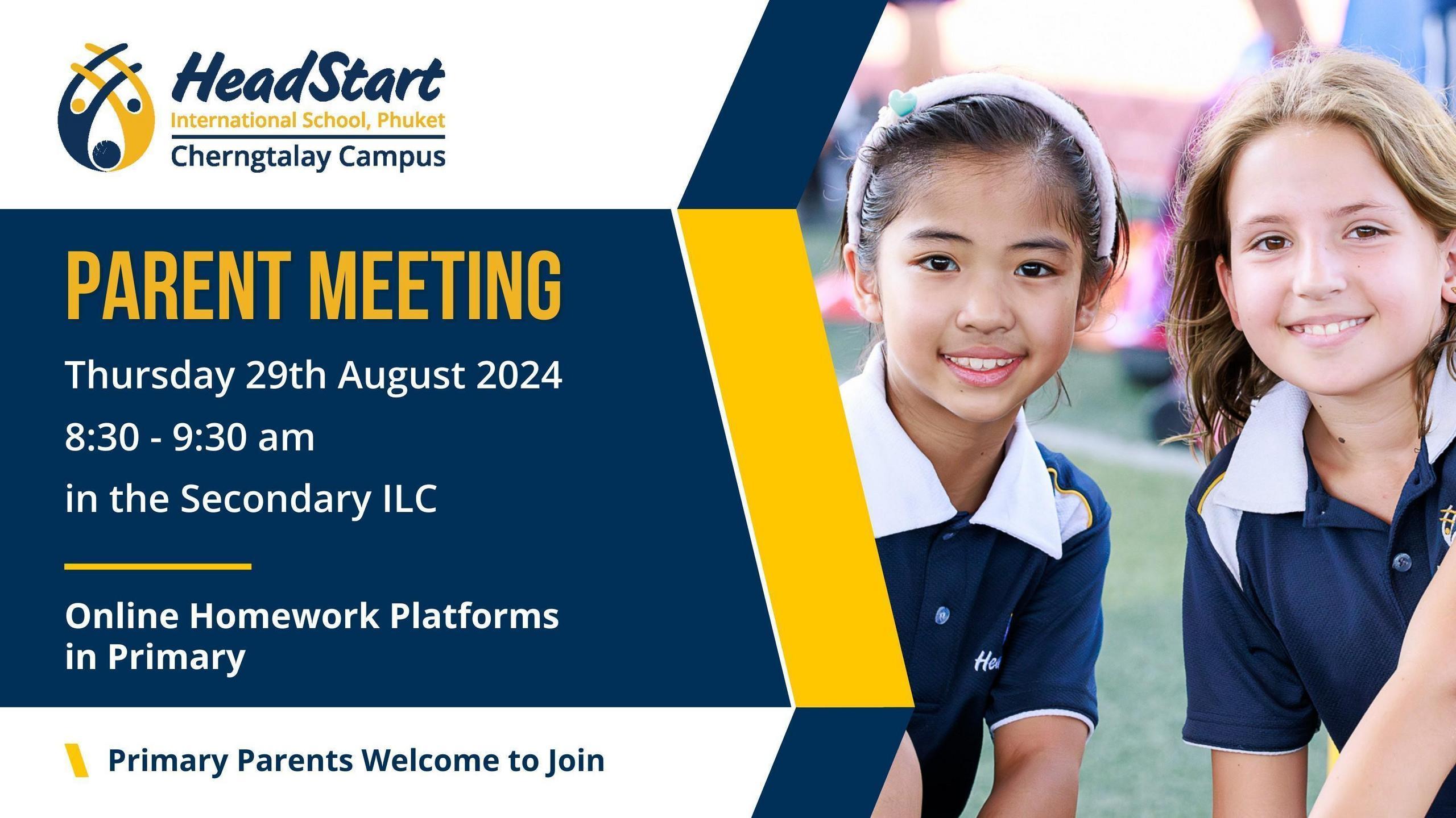 Parent Meetings HSN 2024 25