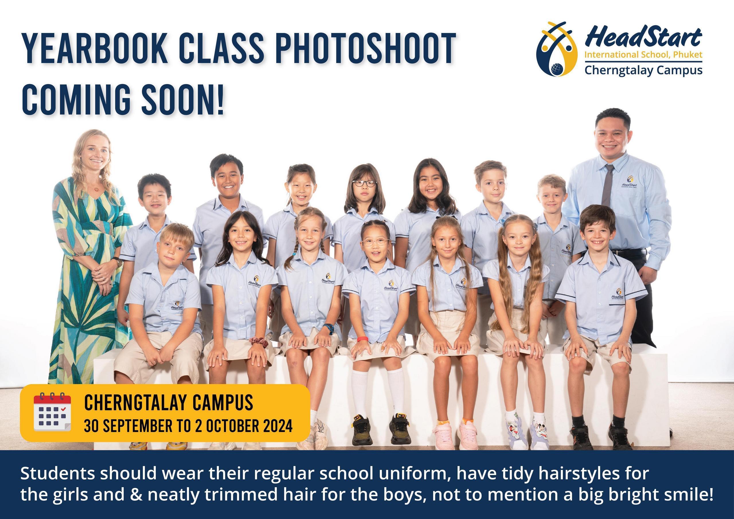 Yearbook Class Photoshoot Poster HSN