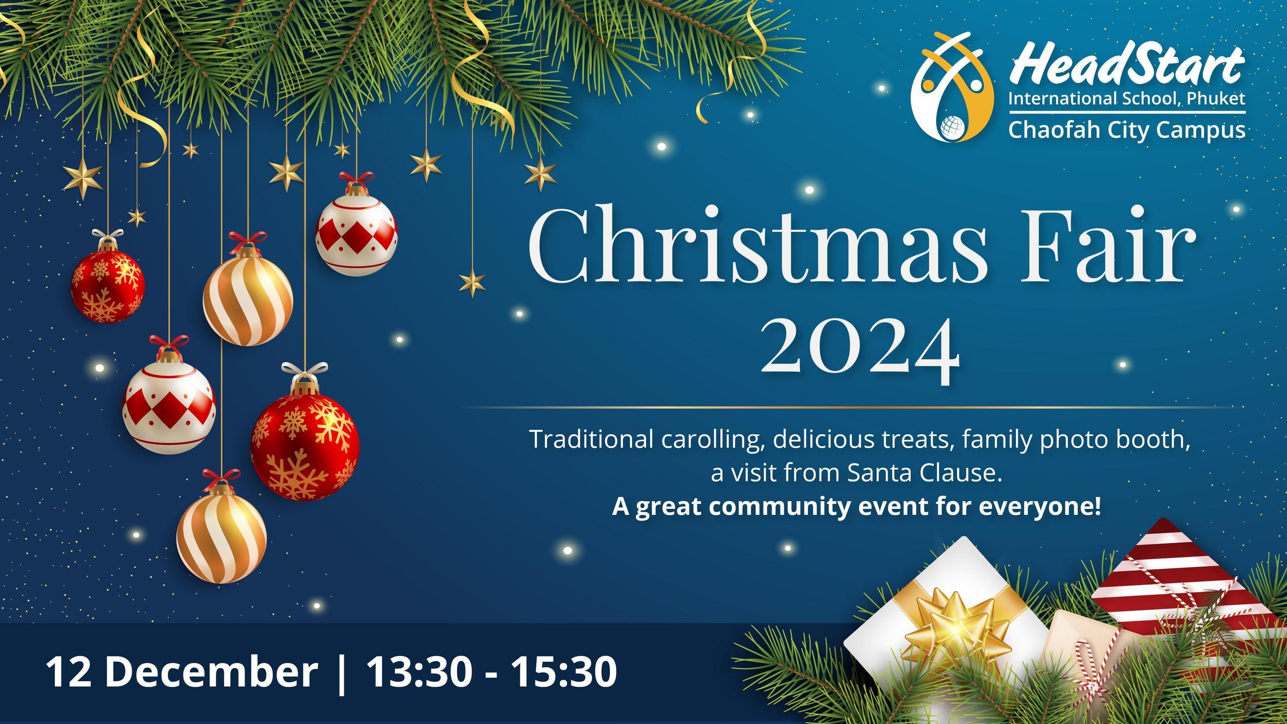 2024 Christmas Fair Poster HSC 16x9