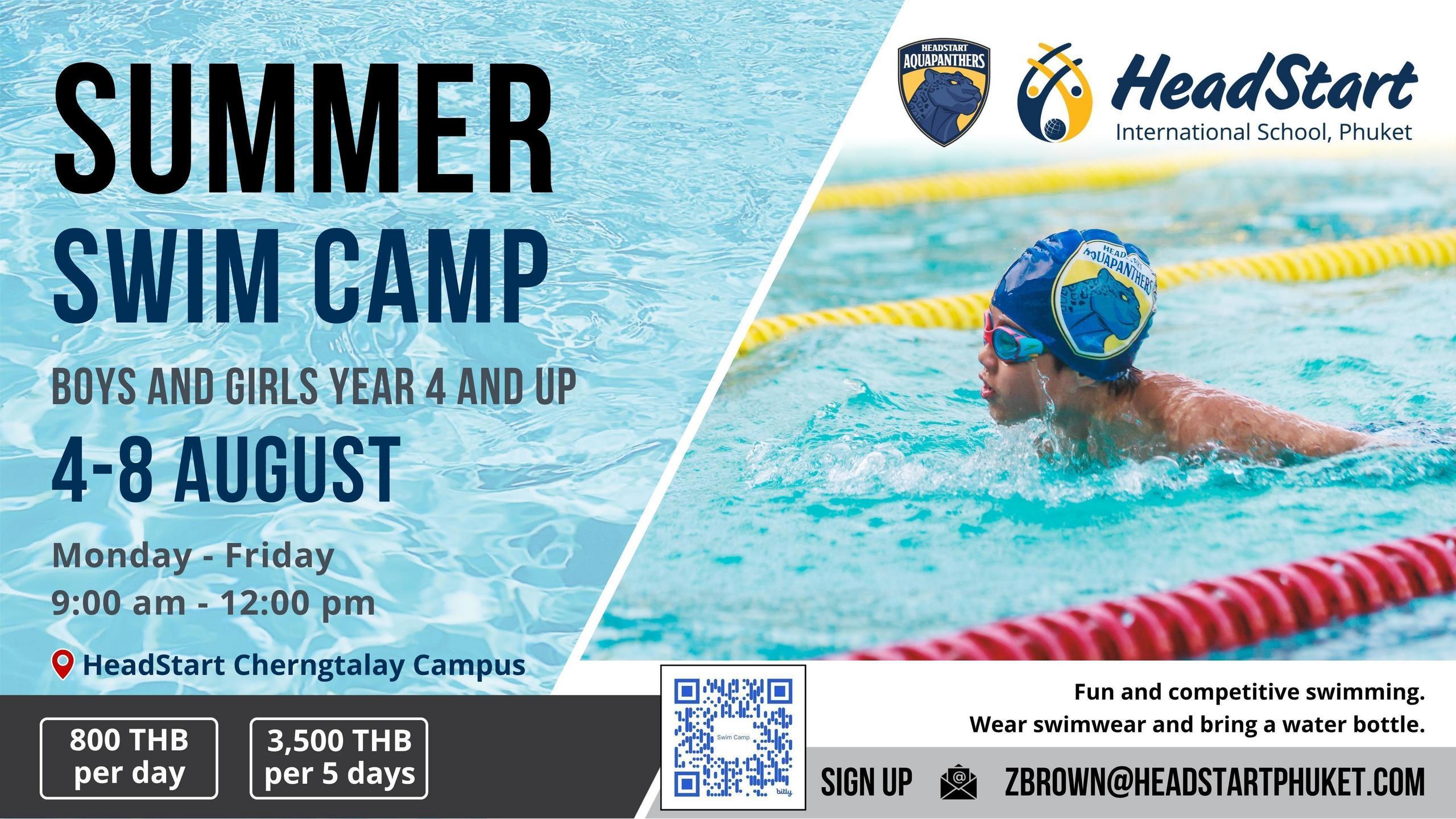 Summer Swim Camp 4 8 Aug 2025