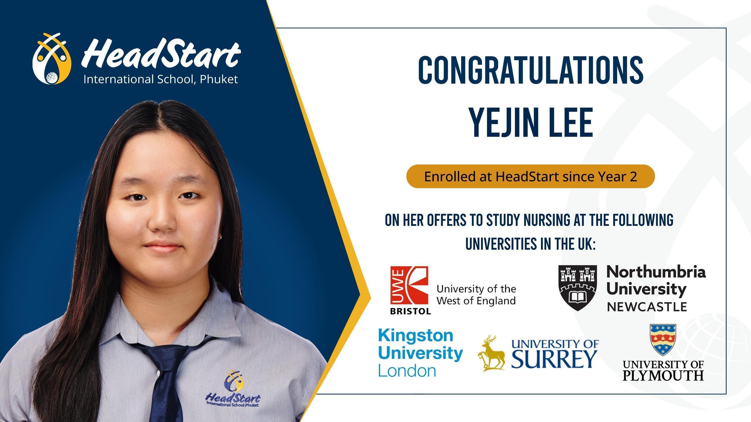 2026 University Offer Yejin