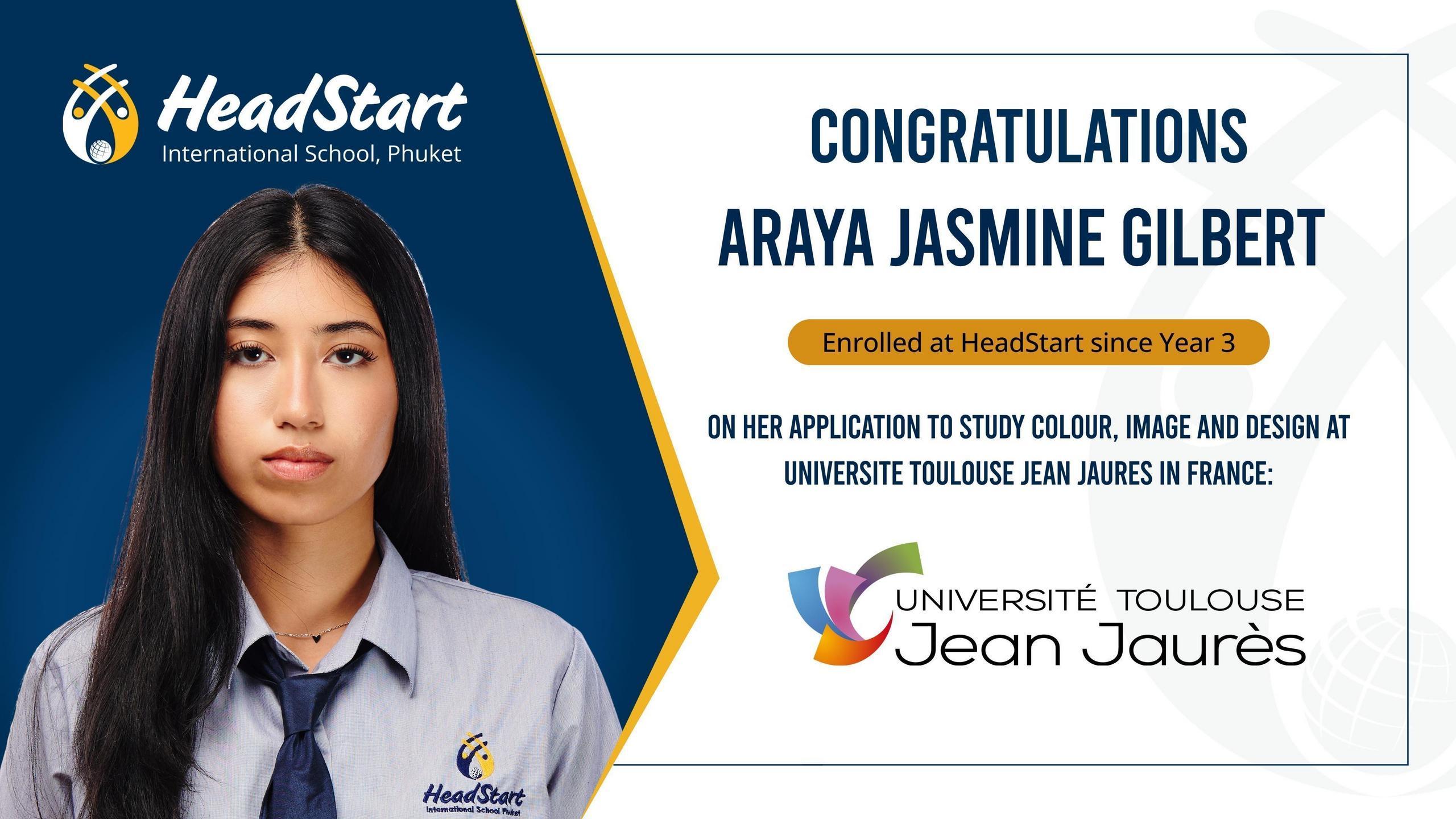 2026 University Offer Jasmine