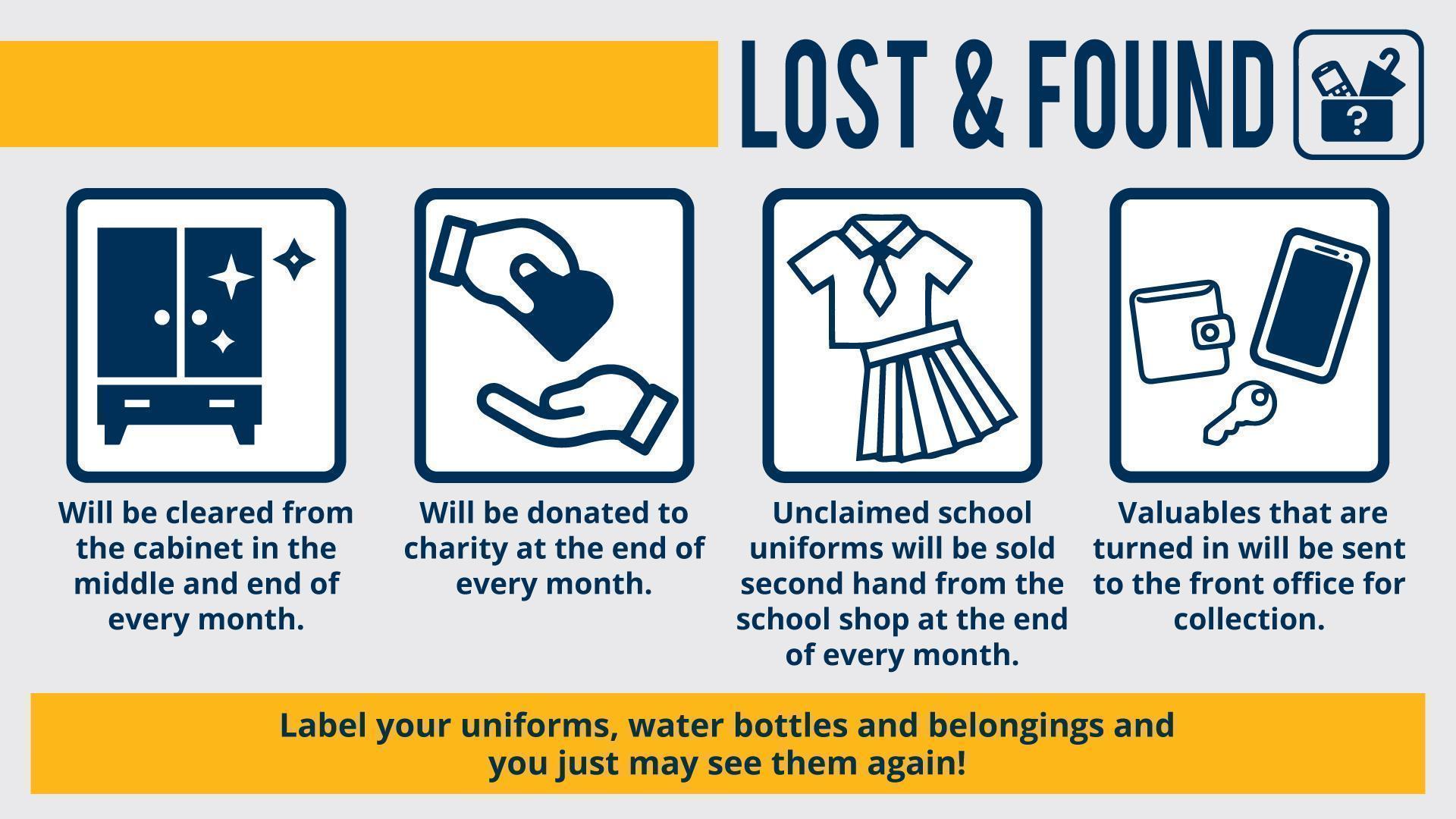 Lost and found graphic