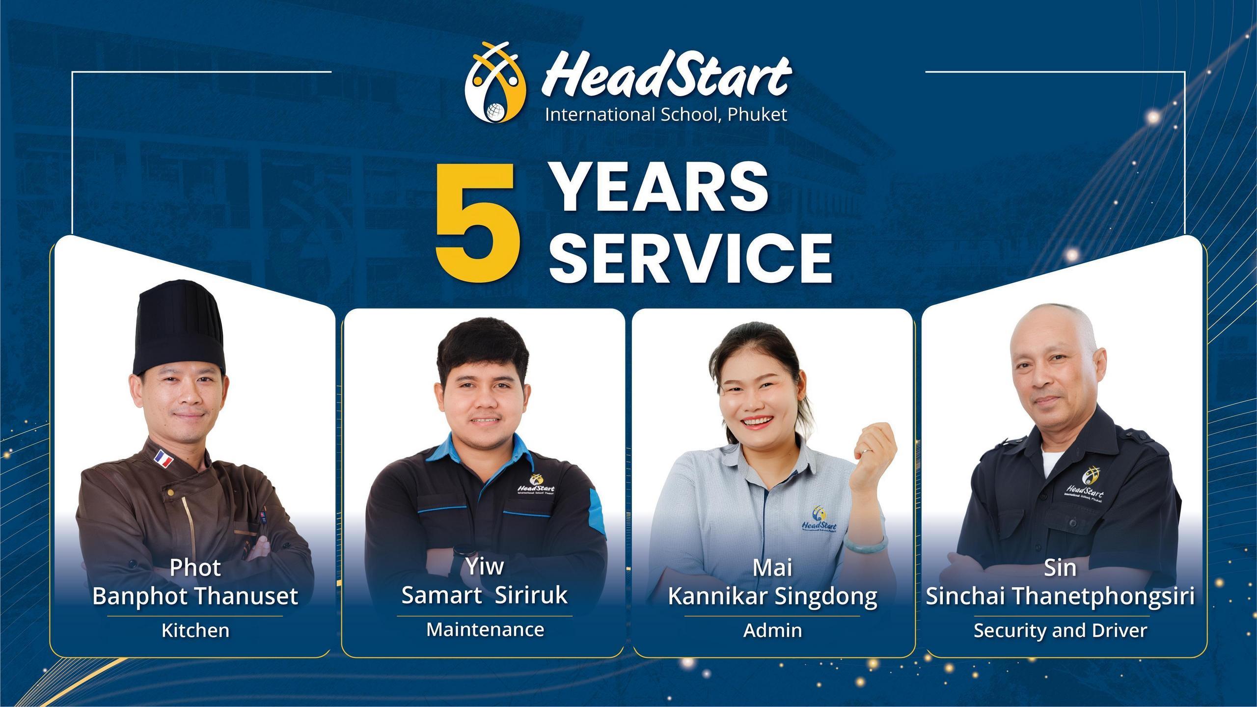 2026 Support Staff Service 5 Years 16x9